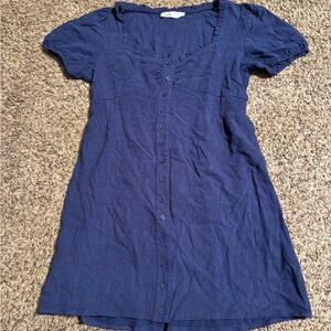 Elodie Navy Blue Mini Dress